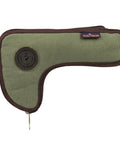 Rifle Bolt Holder Pouch Case Cover With Canvas Padding Tough As Nails Anti Rattle Protector green with zipper and patch