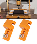 Cool Glomora 2Pcs Aluminum Tiger Claw Side Clamps For 3018 Pro Ultra CNC Machine on workbench with milling setup.