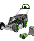 Electric Cordless Self Propelled Lawn Mower With 22 Inch Aluminum Deck Select Cut And Touch Drive Includes 56V 10Ah Battery And Charger