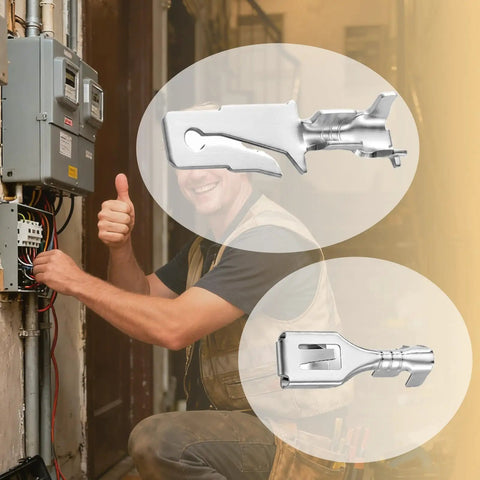 Get This Awesome 50 Pc Electrical Terminals Kit With Male Female Spade Connectors Made Of Durable Tin Plated Brass For Quick Car Fixes And Home Wiring That Lasts All Day Long Without Any Fading Or Breaking Down. silver spade connectors by electrical panel