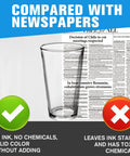 Comparison of Move Day Must Have Packing Paper For Moving And Shipping Newsprint Sheets 27x15 Inches with regular newspapers