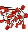 Archery Target Pins 15 Pack Durable Plastic And Manganese Steel Pins For Holding Paper Targets On Foam, Great For Practice Or Competition, 6.6 Cm Length And 3.4 Mm Nail Thickness, Fits Paper Hay And EVA Foam Targets