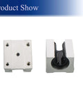 Pro Grade 2 Pack SBR20 1500mm Linear Rails Kit With 4 SBR20UU Square Bearing Blocks For CNC Machines close-up of bearing blocks