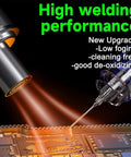 M35 No Clean Ultra Low Residue Lead Free Solder Flux Paste on phone motherboard with heat tool
