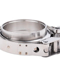 V Band Clamp With Flanges Stainless Steel 304 Quick Release Kit For Exhaust Pipes 1.75 Inch No Gasket Needed Snug Fit