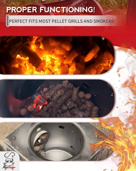 Close-up of Two Pack Heavy Duty AC Grill Igniter Replacement For Pellet Grills And Smokers Keeping Your Grill Running Smooth.