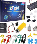Fun Physics Science Kit With Windmill, Hand Cranked Generator And Solar Power, Hands On Learning To Teach Basic Circuits parts