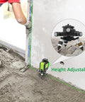 Heavy Duty Pro Grade Metal 360 Degree Rotating Base for Laser Level Tripod Connector with laser level on construction site