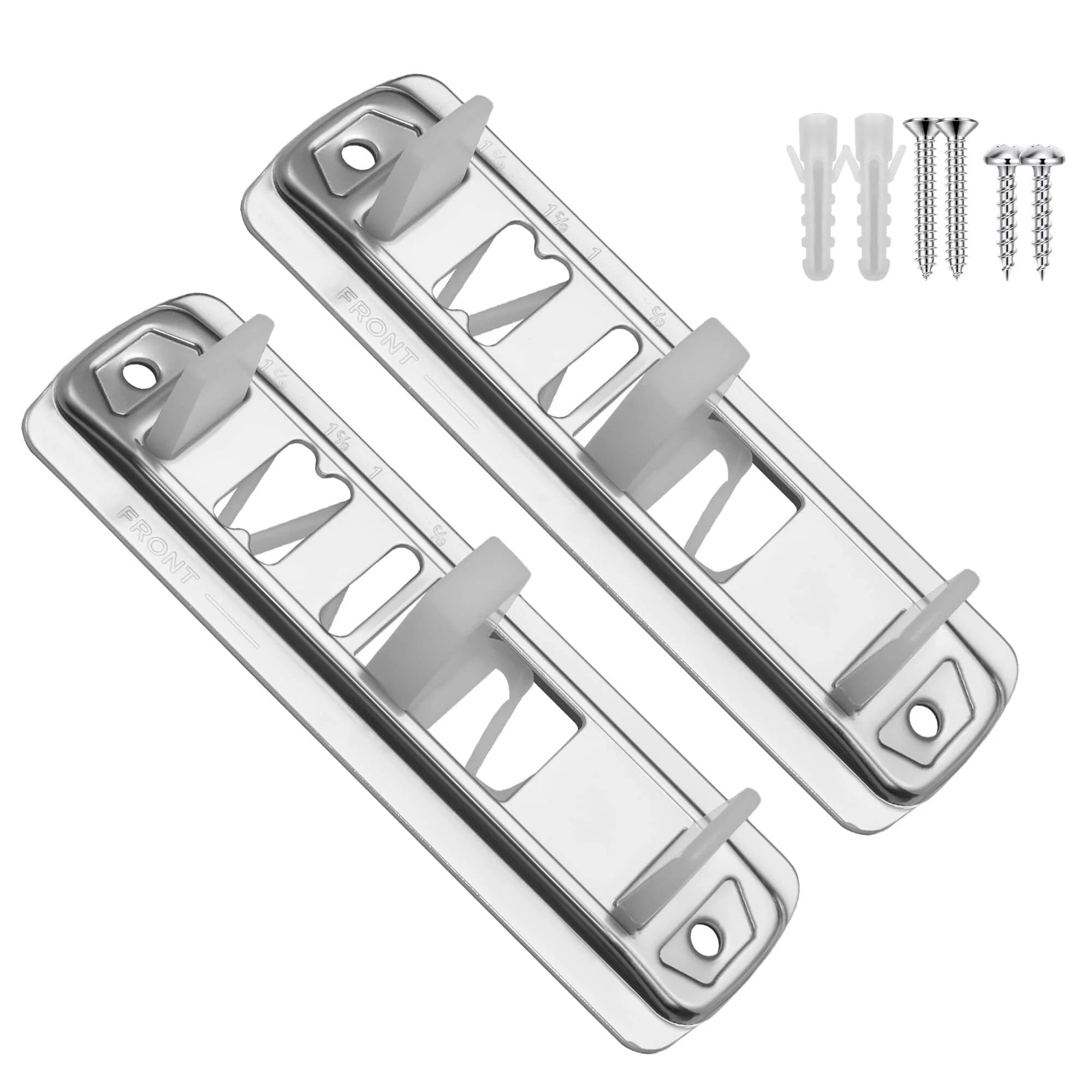 Adjustable Sliding Closet Door Guide Kit - 2 Pack