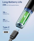 Ear Wax Removal Tool With Camera 1296P HD Otoscope, 6 LED Lights, 12 Ear Picks, Body Temperature Safe Tip charging via Type-C cable