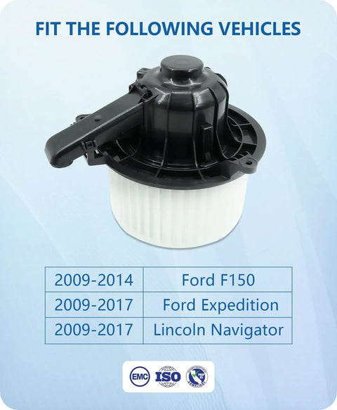 Front Blower Motor 700237 Replacement For Ford F150 2009 2014 Expedition 2009 2017 Navigator Lincoln AC Heater Fan