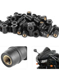 M5 Rubber Wellnuts Push Rivet Fasteners For Motorcycle Windscreen Fairing Clips Anti Vibration Shock Isolators C550 Metric Trim Hardware Set Of 50 Pieces stacked rubber wellnuts with brass inserts