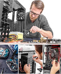 Awesome All In One Precision Screwdriver Set With Magnetic Bits For Phone Repair And Electronics Fix It Torx Hex Phillips Tools That Are Totally Sick And Super Useful For Any DIY Tech Job You Got Going On. used on PC and phone repair