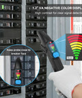 2 In 1 Circuit Breaker Finder With Non Contact Voltage Detection, GFCI Outlet Tester, LCD Display, And Circuit Tracer Kit in use