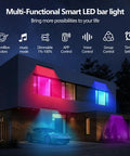 Linkable LED Light Bar Outdoor Color Changing 40 Inch RGBCW Wall Washer Light 180W For Stage DJ Vibe Patio on building facade