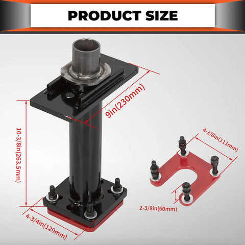 Rear Axle Bearing Puller And ABS Tone Ring Installer Kit showing dimensions and components for Toyota 4Runner Tacoma models