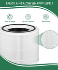 Three In One 240 True HEPA Replacement Filters For Puro 240 Air Purifier 14 Compatible Easy Fit High Efficiency Filtration