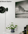 TurboForce Air Circulator Table Fan With 3 Speeds And 90 Degree Pivot Quiet Yet Powerful Desk Or Floor Cooling Setup, wall-mounted