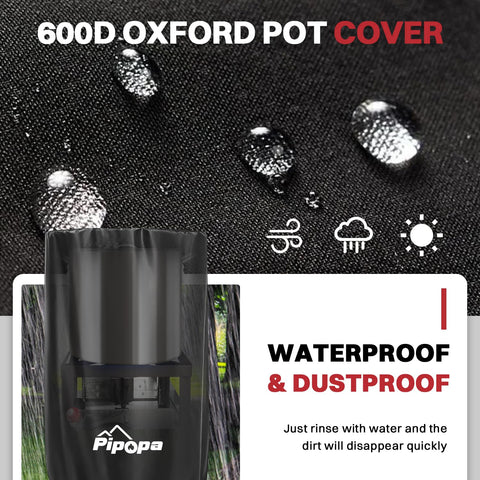 60D Oxford pot cover, waterproof and dustproof for 60 Quart Crawfish Boiler Outdoor Seafood Boil Kit With Dustproof Cover.