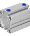 Compact 32Mm Bore Aluminum Pneumatic Cylinder Double Acting With Thin Seal SDA32x40 Built Tough For Industrial Automation