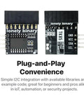 Dual I2C Enabled Heavy Duty 4x4 Matrix Keypads With I2C Bus Adapters For Arduino ESP32 S3 Raspberry Pi And IoT Projects Convert Standard 8 Pin Matrix To I2C Bus Using SDA And SCL Pins, showing I2C adapters with connectors.