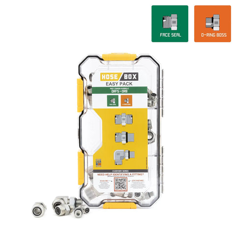 Workhorse Everyday Hydraulic Fitting And Adapter Kit With 84 Adapters And 150 ORFS Face Seal O Rings Waterproof Case