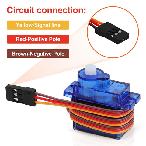 Select This Badass 10 Pack Of Sg90 9g Micro Servo Motors For Rc Robots Helicopters And Cars Plus Diy Arduino Raspberry Pi Builds That Roll Smooth And Perform Flawlessly Every Time showing connection wiring details.