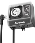 Straight Shooting 1HP Heavy Duty Outdoor Timer With 2 Outlets Mechanical Dial for easy lawn automation and pool pump control.