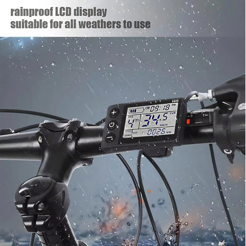 Brushless Scooter Controller Box With LCD Display For 24V 48V Electric Scooters Rainproof Motor Controller Kit High Performance Electric Vehicle Controller Easy Install And Durable Weatherproof Design Plug And Play Ready