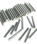 50 Pieces 3Mm By 25Mm Dowel Pins M3 Shelf Pegs Stainless Steel 304 For Shelves And Bunk Beds High Precision Ground To Tight Tolerances