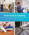 Handheld Cordless Car Vacuum Portable With Extended Runtime And Powerful Suction, Two Speed Settings in various settings