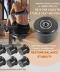 Six Pack Sliding Seat Bracket Rollers Kit for Home Gym Replacement Wheels Compatible With Blaze Classic Elite Motivator