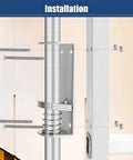 Heavy Duty Ladder Levelers With Anti Slip Steel Pole And Adjustable Extension Legs For Ladders Universal Stair Stabilizer