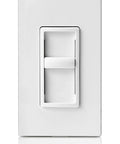 SureSlide Universal Dimmer Switch 3 Pack White Smooth Operator Slide Control LED CFL Incandescent Compatible 150 Watt Compact Wall Dimmer front view