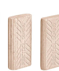 Beech Domino Tenon Set 8 X 22 X 50mm 100 Pack for mortise and tenon furniture making flat floating design shown in different sizes