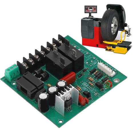 Heavy Duty Power Supply Board Slick Replacement Swap For Balancing Machines showing green PCB components for easy installation.