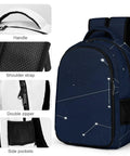 Galaxy Themed Backpack With Large Capacity For Everyday Use unisex polyester daypack featuring breathable fabric and space graphic