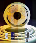 RGBIC LED Rope Lights With Music Sync And Smart App Control 16.4ft Neon LED Strip With Alexa and Google Assistant shown coiled