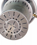 Close-up of LPC25 15000 To 25000 BTU Propane Convection Heater With 360 Degree Heating Radius For Indoor And Outdoor Use Gray