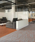 Office interior with Light Gray Vinyl Wall Base 6 Inch By 80 Ft Peel And Stick Adhesive Back Flexible Self Stick Trim installed