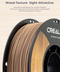 Wood Filament PLA For 3D Printing, 1.75 mm Diameter, 1kg Spool, Smooth Silk Finish With Real Wood Look, Eco Friendly Green Material