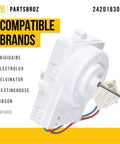 Condenser Fan Motor 242018303 for Frigidaire and Electrolux Refrigerators Replaces AP6997275 PS16227184 with wires