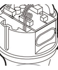 Illustration of Commercial Toilet Flush Valve Solenoid Coil Kit For 8310DF16 Moen Compatible Replacement Heavy Duty Valve Coil