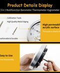 Image showing tools and components for Big Five Point Two Inch Dial All In One Weather Station With Barometer Thermometer And Hygrometer
