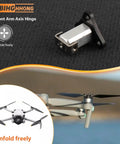 Front Arm Axis Replacement For Mini 4 Pro And Mini 3 Drones, Plug And Play Front Arm Hinge Shaft Repair Kit with drone illustration