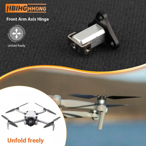 Front Arm Axis Replacement For Mini 4 Pro And Mini 3 Drones, Plug And Play Front Arm Hinge Shaft Repair Kit with drone illustration