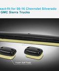 3X Smoke White 12LED Cab Marker Roof Running Top Lights Kit With Wire Harness For Silverado And Sierra 2007 To 2014 Trucks