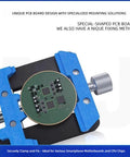 Pro Grade Circuit Board Repair Fixture Board Holder Clamp For Soldering And Tech Maintenance with round PCB secured