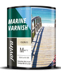 Heavy Duty Water Based Marine Varnish Shields Coastal Wood And Yachts From Salty Air While Delivering Hella Durable Scratch Protection With An Elegant Matte Look That Truly Stands Out in colorless matte finish canister.