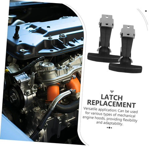 Heavy Duty Rubber Hood Latch Kit For Engines And Tool Boxes, Easy Install with stainless steel and rubber material